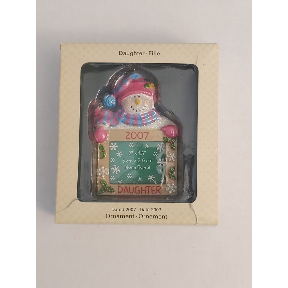 2/$15 Daughter Ornament 2007 NEW American Greetings
